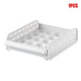 thumbnail image 3 of CAROOTU Kitchen Drawer Refrigerator Egg Fresh-Keeping Storage Box 20 Grid Egg Storage Rack Egg Box Holder, 3 of 7