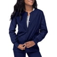 thumbnail image 4 of Sivvan Women's Scrubs Warm-Up Jacket / Front Snaps - Round Neck, 4 of 7