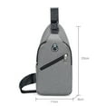 thumbnail image 5 of Men Sling Bag Crossbody Shoulder Bag for Hiking Daypack Waterproof Nylon Sling Chest Bag, 5 of 5