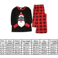 thumbnail image 4 of Conjunto de pijamas familiares navideños con cuello redondo, pantalones superiores, ropa de dormir, ropa de dormir para niños Scienceny HA001257-09, 4 of 7