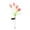 Red, variant on Calla Lily Solar Flowers Outdoor Waterproof - Decorative Solar Lights Outdoor for Garden Yard Pathway, Grave Flowers for Cemetery,Mother's Day, Father's Day, Memorial Day 1pc White