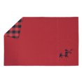 Hotel by Domay Buffalo Check Moose 4 piece Placemat Set