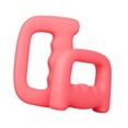 thumbnail image 4 of Juego de 2 mancuernas con agarre en D, ergonómicas, para sentadillas, levantamiento de pesas, brazos, pecho, espalda, hombros y cuerpo completo para Rosa Roja 1KG, 4 of 8