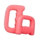 thumbnail image 4 of Juego de 2 mancuernas con agarre en D, ergonómicas, para sentadillas, levantamiento de pesas, brazos, pecho, espalda, hombros y cuerpo completo para Rosa Roja 1KG, 4 of 8