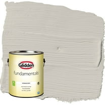 Glidden Fundamentals Swirling Smoke / Beige Flat Interior Paint, 1 Gallon