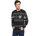 thumbnail image 5 of Purcoar Mens Casual Slim Fit Knitted Christmas Holiday Party Pullover Sweaters, 5 of 10