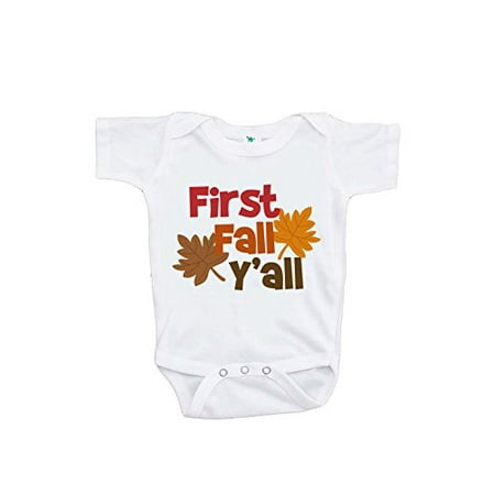 

Custom Party Shop Baby s First Fall Y all Onepiece