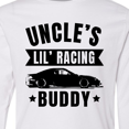 thumbnail image 4 of Inktastic Uncles Lil Racing Buddy Long Sleeve Youth T-Shirt, 4 of 5
