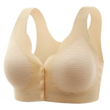 PEASKJP Womens Bras Comfortable Women s Push Up Bra Deep V Plunge Underwire T-Shirt Bra Multiway (Beige 4XL)