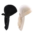thumbnail image 1 of 2x Sombrero De Bandana De Suave Elegante Para Hombre Sombrero De Quimioterapia Musulmán De Cola Larga Salvador Dali Velvet Bandana Durag Cap, 1 of 10