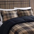 thumbnail image 2 of King Plush to Sherpa Down Alternative Comforter Set, 2 of 5