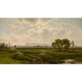 thumbnail image 2 of Aleksander Swieszewski 24x15 Black Ornate Framed Double Matted Museum Art Print Titled: Landscape from South Tyrol (1883), 2 of 5
