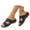 A Navy, variant on Slippers For Women Plaid Arch Support Open Toe Sandals Wedges Sandals Breathable Lightweight Shoes With Strap Casual Daily Wear