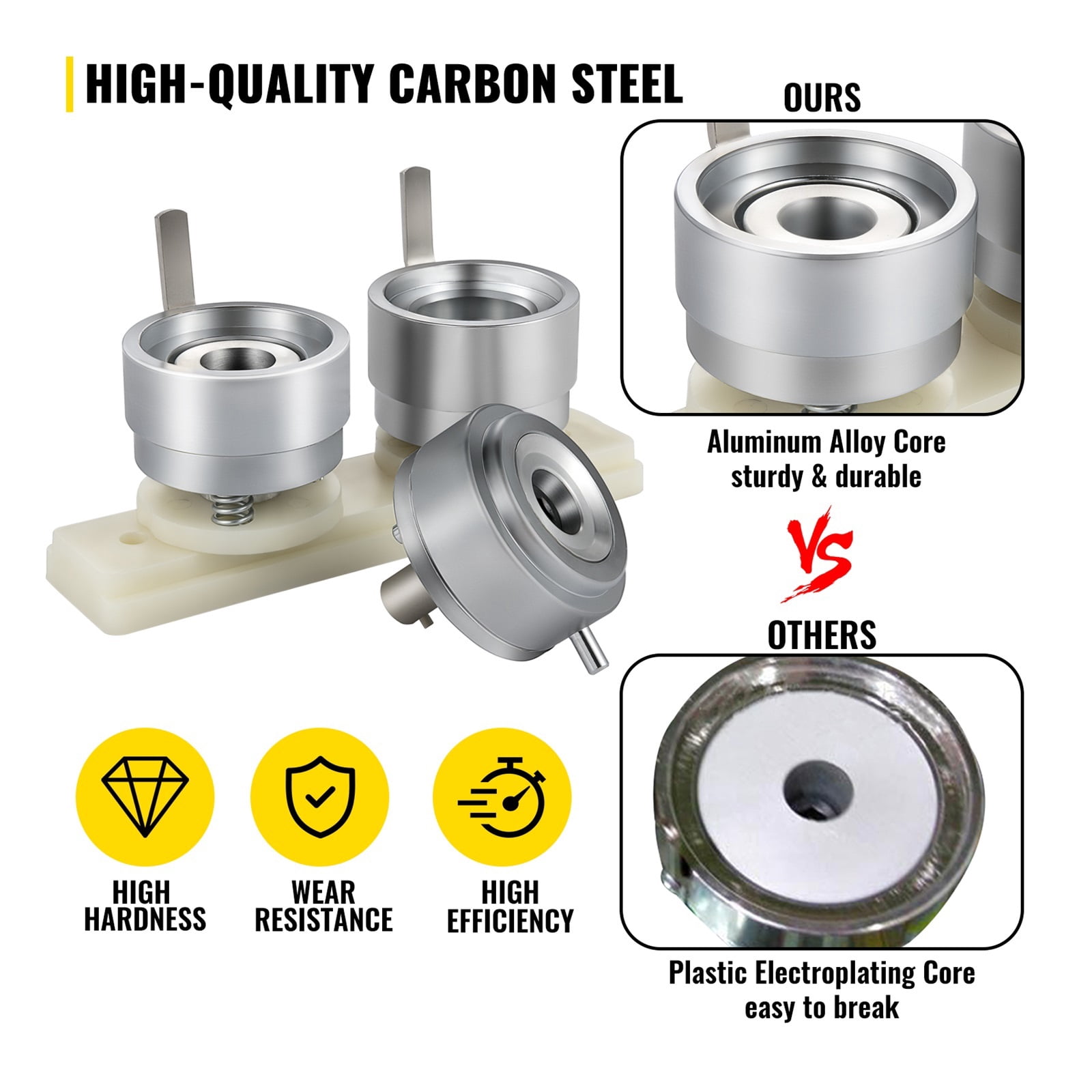 Button Badge Maker Machine Interchangeable Die 32mm 44mm 50mm 56mm 58mm 75mm For DIY Badge Making Machine