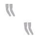 thumbnail image 4 of Sonducket Ciclismo Manga del brazo Portátil Lavable Colorido Baloncesto Fútbol Correr Montañismo Mangas Accesorios Gris claro S gris claro S 2piezas Sonducket CBP448406, 4 of 5