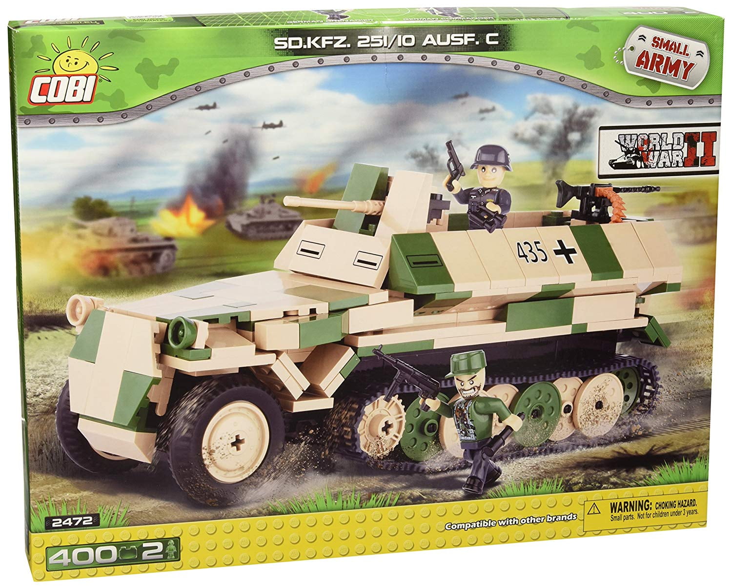 COBI Small Army SD. KFZ. 251/10 Ausf. C Vehicle