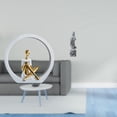 thumbnail image 2 of Figura De Niña, Estatua De Mujer, Centro De Mesa, Dormitorio, Regalo Para Lectores, Estantería, Escultura Abstracta De Granja, Decoración Versátil, Adorno De Piedra Guan Yin Coleccionable,, 2 of 8