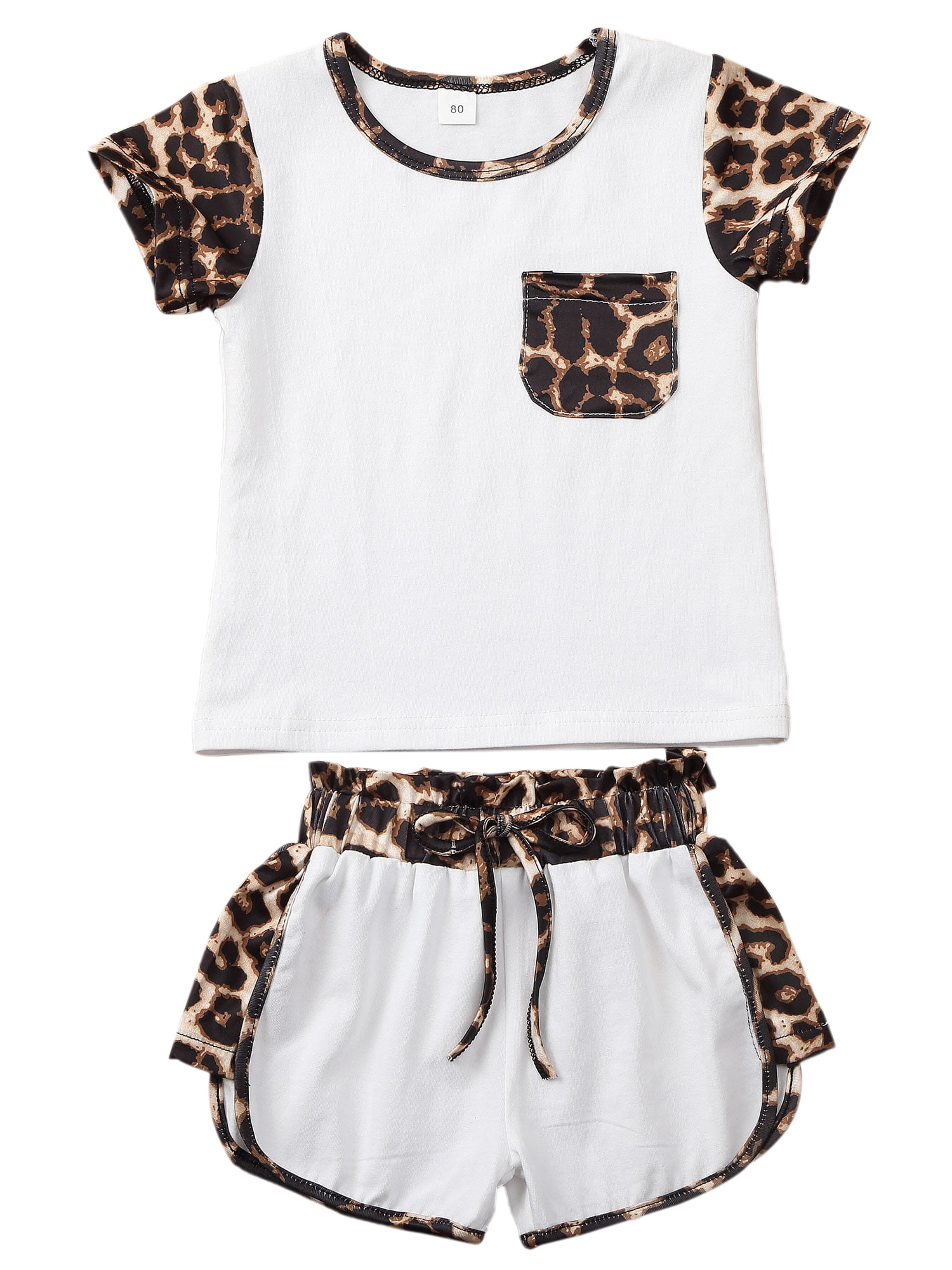 white and leopard outfits