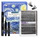 thumbnail image 1 of Kit de extensiones de pestañas LEESKELASH DIY Eyelash, 280 piezas individuales, 1 of 8