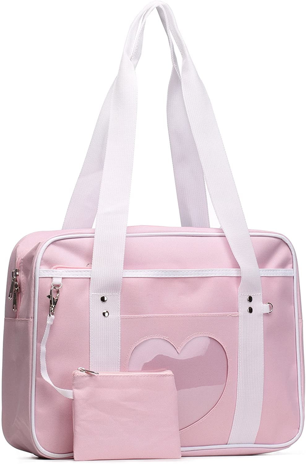 Bag For Anime Lovers Portable Doll Bag Ita Transparent Bag Anime Canvas Bag Cute Anime Handbag Cute Shoulder Bag Kawaii Japanese Bag