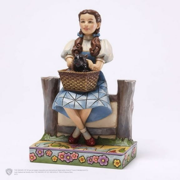 Enesco Jim Shore Wizard of Oz Dorothy and TOTO Figurine, 5.875-Inch