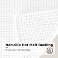 thumbnail image 2 of Soft White Super Absorbent Bath Mat Tub for Shower 16' x 24', 2 of 5