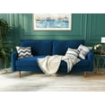 thumbnail image 6 of Koby Home Sectional Sofa Sleeper Couch 3-Seater Sofas 70" Couches for Living Room Space Blue, 6 of 7