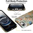 thumbnail image 3 of for iPhone 16e Stained Glass Phone Case 6.1", Aesthetic Colorful Flower Floral Case Cute Pattern Print Design Cover Anti-Scratch Glossy 2-Layer Hard Prevention Funda for Woman Girls Men, 3 of 5