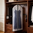 thumbnail image 6 of Set Of 5 Hanging Garment Storage Bags,Garment Bags For Hanging Clothes,Suit Bag,For Closets Organization And Travel Use Waterproof And Moistures-Proof,120X60Cm, 6 of 6
