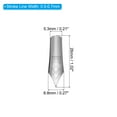thumbnail image 2 of Uxcell 0.5-0.7mm Line Width Fountain Pen Nib Replacement 304 Stainless Steel for Drawing Writing 20 Pcs, 2 of 5