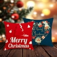 thumbnail image 3 of Moyic Funda de almohada navideña con estampado de Navidad, funda de cojín para sofá, funda de almohada decorativa para el hogar, sofá, Navidad, Kits de decoración para fiestas No.20 Moyic HA007803-20, 3 of 6