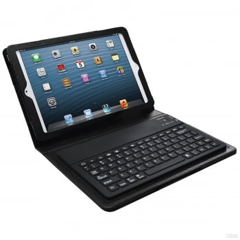 Bluetooth Keyboard Case for iPad Mini- Black