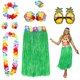 thumbnail image 1 of Kit de Disfraz de Falda Hula PHOGARY para Fiesta Luau en Hawái para Mujeres, 1 of 7