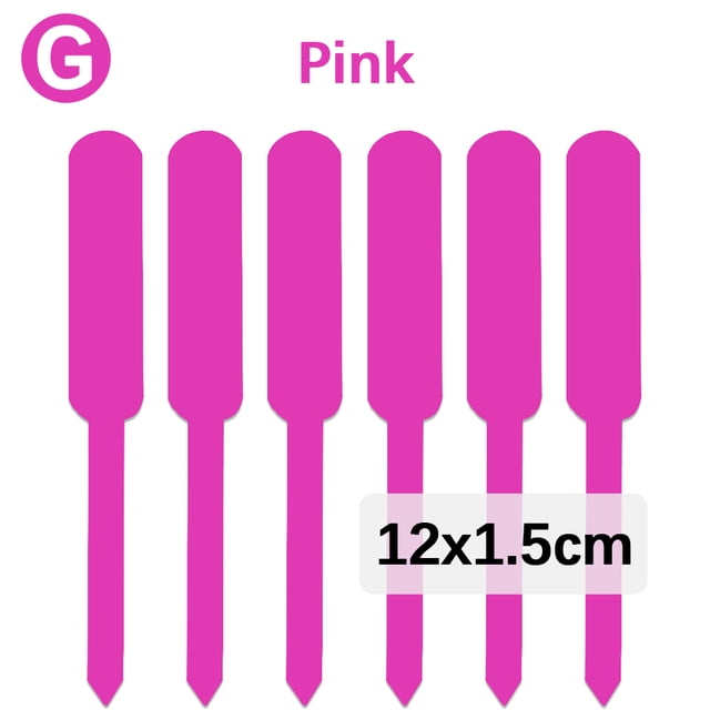 25-100PCS Plastic Plant Labels Flower Pots Landing Tag Sign Stake Flower Vegetable Potted Diy Garden Decorating Tool Clean Reuse