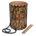 thumbnail image 2 of X8 Drums Kente Cloth PVC Djun Djun, Sangban, 2 of 4