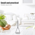 thumbnail image 4 of Machacador de patatas de silicona, exprimidor de frutas creativo, triturador de alimentos, machacador de verduras, utensilio de cocina (Gris), 4 of 8
