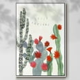 thumbnail image 2 of Desert Christmas Cactus II - Framed Gallery Wrapped Holiday Canvas - 17 x 25 - White Frame, 2 of 8