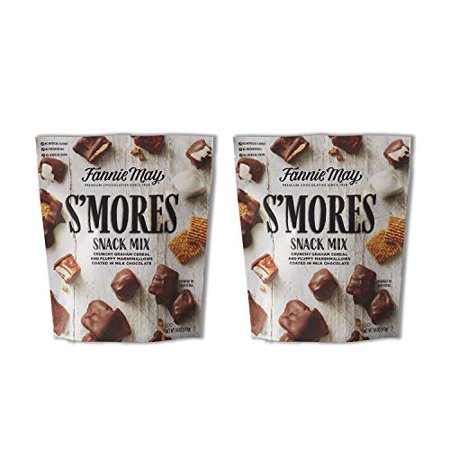 S mores Snack Mix  Milk Chocolate Covered Mini Marshmallows and Graham Cereal  18oz Bag  2 Pack