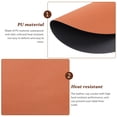 thumbnail image 2 of Raindrops 2pcs Dining Table Cutlery Mat Round Design Placemat Insulated Bowl Mat Heat-resistant Dish Placemat, 2 of 8