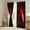 Red Black, variant on Gaming Window Curtains Bedroom 38"Wx45"L 30%-50% Blackout Curtains 3D Geometric Gamer Curtains & Drapes,Game Console Window Treatments 2 Panels,Neon Red Blue Black