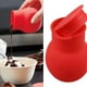 thumbnail image 3 of EeaseMX 2 ollas de silicona para derretir chocolate, mantequilla, leche y salsa para microondas (rojas y verdes)., 3 of 7