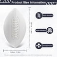 thumbnail image 4 of HaoXun Personalized Leather Training Football - Custom Photo Print Durable Bounce Ball for Sports Practice and Gift Giving, 4 of 7