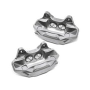 Front Brake Caliper Set 2 - Compatible with 2006 - 2017 Volkswagen Touareg 2007 2008 2009 2010 2011 2012 2013 2014 2015 2016