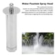 thumbnail image 4 of Boquilla De Fuente, Cabezal De Pulverización De Fuente De Agua, Cabezal De Hongo Resistente A La Erosión De Plata Para Jardín, 4 of 7