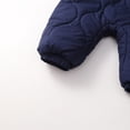 thumbnail image 7 of OJSFQUFP Baby Winter Fleece Lined Snowsuit Bear Ear Hooded Quilted Romper Warm Zipper Infant Jumpsuit, 7 of 7