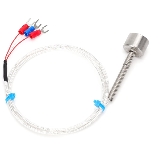 Thermistor Probe, Stainless Steel Super Suction Temperature Sensor Waterproof For Boiler For Compression Pump For Storage For Pump Motor 2meters
