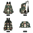 thumbnail image 4 of FORMRS Mini Backpack Purse for Women Travel Daypack Casual Shoulder Bag, Green Christmas, 4 of 7