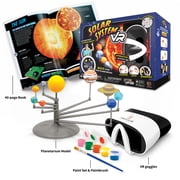 Abacus Brands Steam Lab VR Solar System Science Kit for Kids with VR Goggles, STEM Toys, Space Experiments