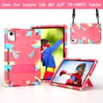 thumbnail image 2 of Swarich Hard Case for Lenovo Tab M11 Android Tablet 11-Inch (2024) Model TB-330FU - Spider Cartoon Cute Cool Case with Folded Stand /Shoulder Strap, Sturdy Shockproof Cover for Kids Adult, Rainbow Red, 2 of 6