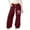 Wine, variant on MUXiin Girls Sweatpants Bowknot Baggy Y2k Parachute Track Pants Elastic Waist Girls Sweatpants Joggers Open Bottom Comfy Sweat Pants with Pockets Preppy Kids Clothes Size